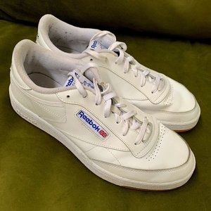 Reebok Club C Shoes (size US 12) White/Royal Gum